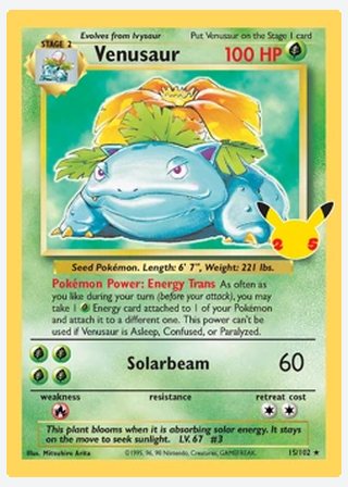 Venusaur — catalogusbeeld