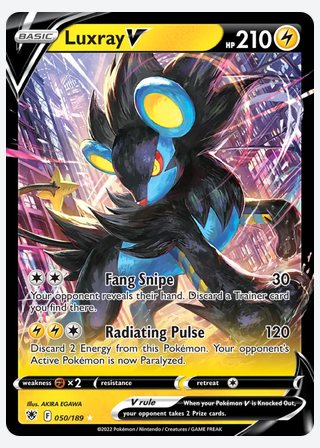 Luxray V — catalogusbeeld