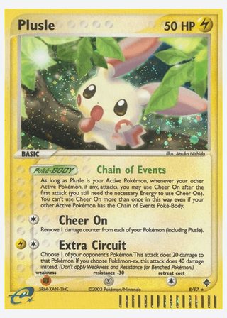 Plusle — catalogusbeeld