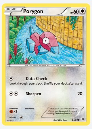 Porygon — catalogusbeeld