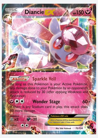 Diancie EX — catalogusbeeld