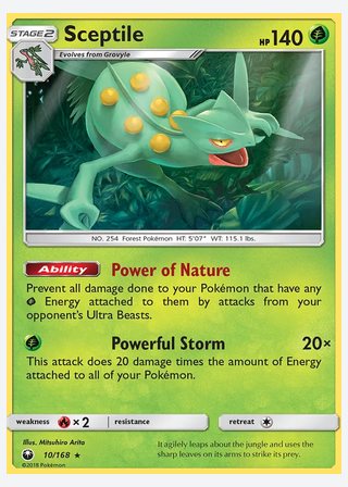 Sceptile — catalogusbeeld