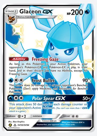 Glaceon-GX — catalogusbeeld