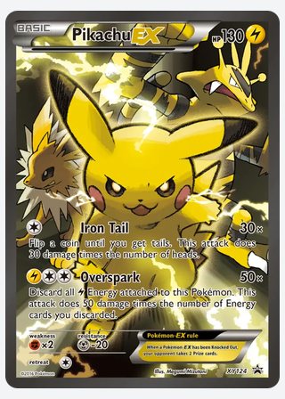 Pikachu EX — catalogusbeeld