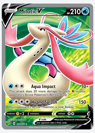 Milotic V — catalogusbeeld