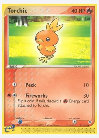 Torchic — catalogusbeeld