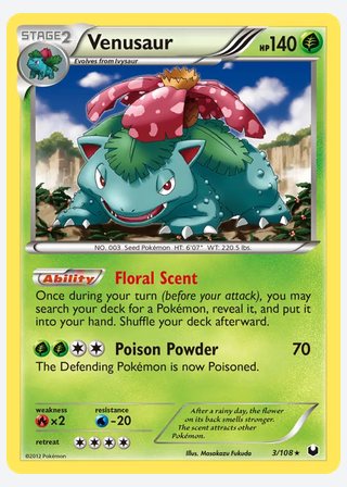 Venusaur — catalogusbeeld