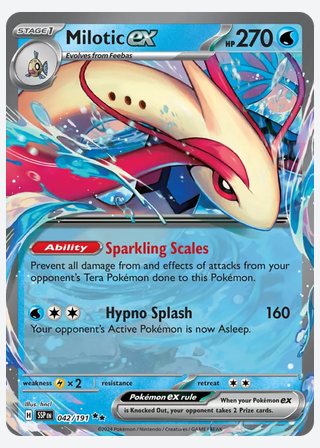 Milotic ex — catalogusbeeld