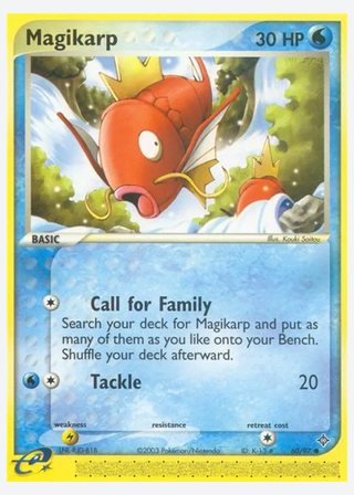 Magikarp — catalogusbeeld
