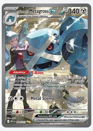 Steven's Metagross ex — catalogusbeeld