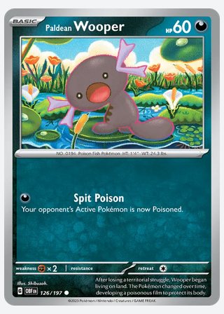 Paldean Wooper — catalogusbeeld