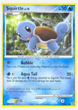 Squirtle — catalogusbeeld