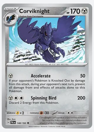 Corviknight — catalogusbeeld