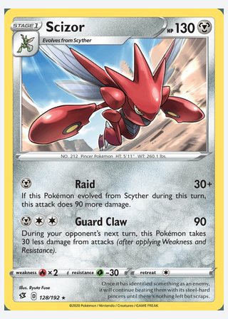 Scizor — catalogusbeeld
