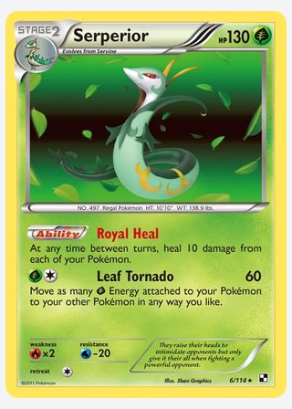 Serperior — catalogusbeeld