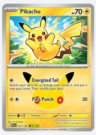 Pikachu — catalogusbeeld