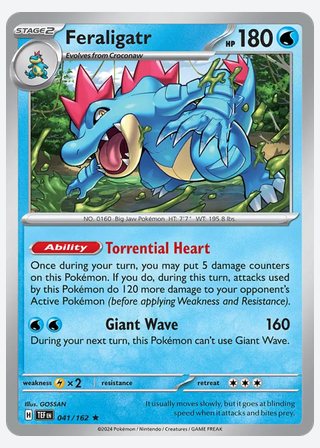 Feraligatr — catalogusbeeld