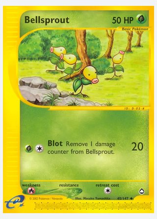 Bellsprout — catalogusbeeld