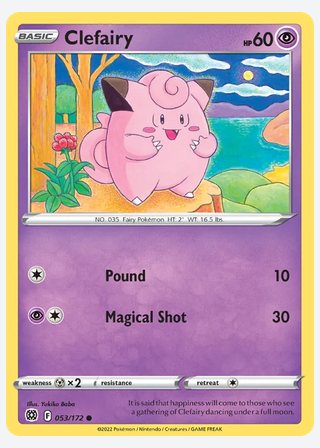 Clefairy — catalogusbeeld