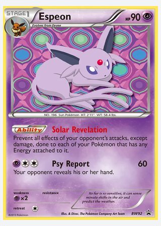 Espeon — catalogusbeeld