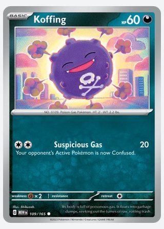 Koffing — catalogusbeeld