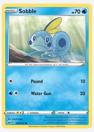 Sobble — catalogusbeeld
