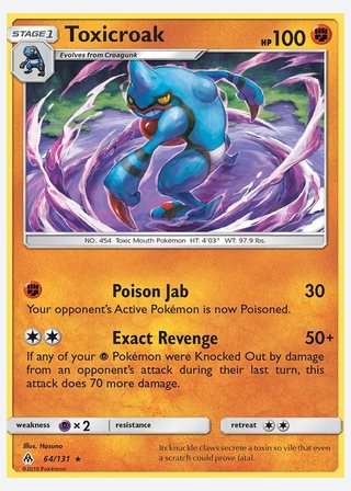 Toxicroak — catalogusbeeld
