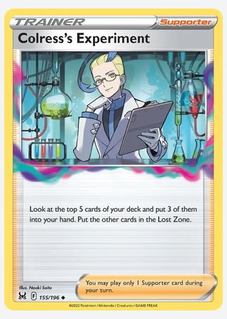 Colress's Experiment — catalogusbeeld