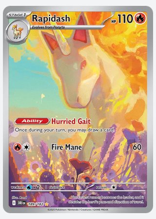 Rapidash — catalogusbeeld