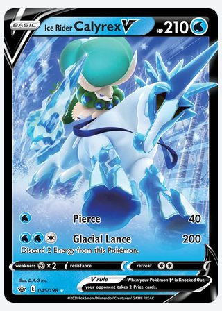 Ice Rider Calyrex V — catalogusbeeld
