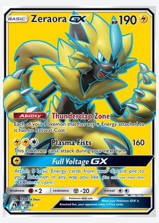 Zeraora GX — catalogusbeeld