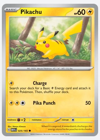 Pikachu — catalogusbeeld
