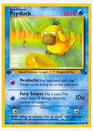 Psyduck — catalogusbeeld