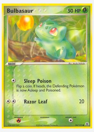 Bulbasaur — catalogusbeeld