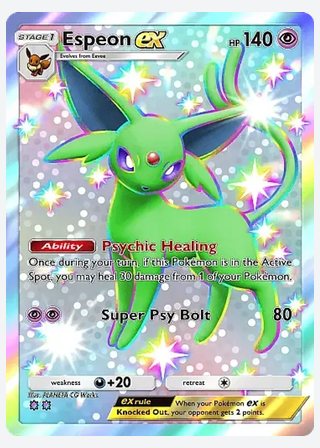 Espeon ex — catalogusbeeld