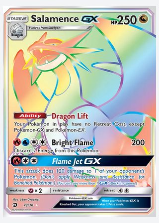 Salamence GX — catalogusbeeld