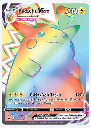 Pikachu VMAX — catalogusbeeld