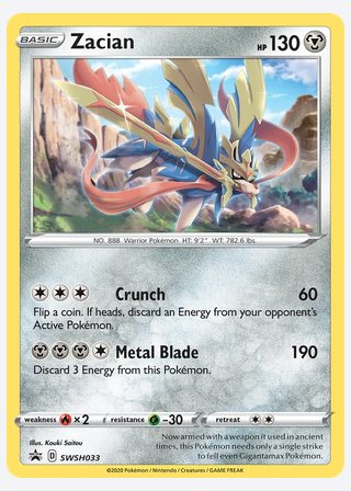 Zacian — catalogusbeeld