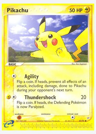 Pikachu — catalogusbeeld