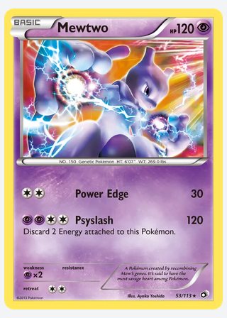 Mewtwo — catalogusbeeld