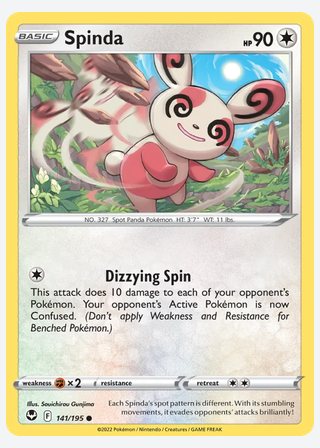 Spinda — catalogusbeeld