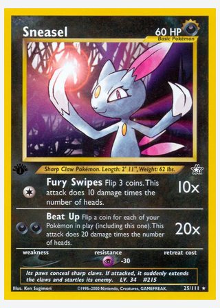 Sneasel — catalogusbeeld