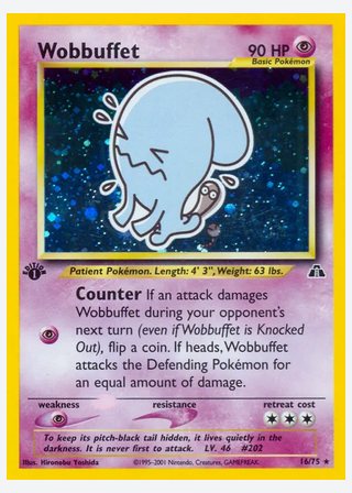 Wobbuffet — catalogusbeeld