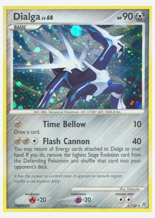 Dialga — catalogusbeeld