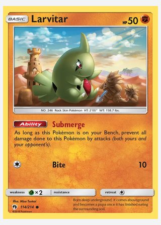 Larvitar — catalogusbeeld