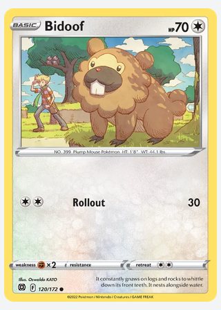 Bidoof — catalogusbeeld