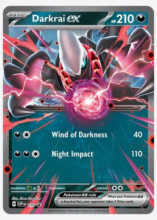 Darkrai ex — catalogusbeeld