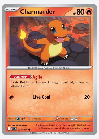 Charmander — catalogusbeeld