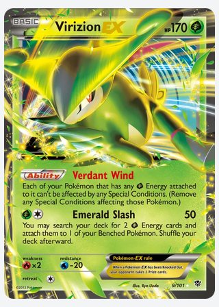 Virizion-EX — catalogusbeeld