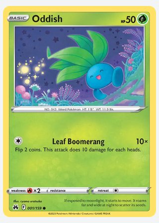 Oddish — catalogusbeeld